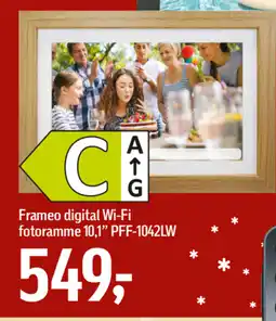 Føtex Frameo digital Wi-Fi fotoramme 10,1" PFF-1042LW tilbud