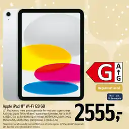 Føtex Apple iPad 11" Wi-Fi 128 GB tilbud