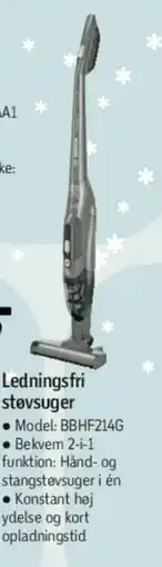 Føtex Ledningsfri støvsuger tilbud