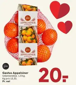 SPAR Gestus Appelsiner, DKK 20 tilbud