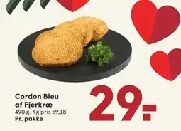 SPAR Cordon Bleu af Fjerkræ, DKK 29 tilbud