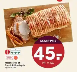 SPAR Flæskesteg af Dansk Frilandsgris, DKK 45 tilbud