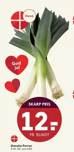 SPAR Danske Porrer, DKK 12 tilbud