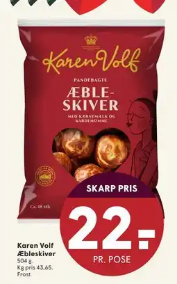 SPAR Karen Volf Æbleskiver, DKK 22 tilbud
