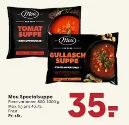 SPAR Mou Specialsuppe, DKK 35 tilbud