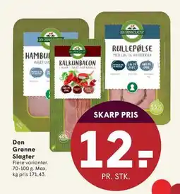 SPAR Den Grønne Slagter, DKK 12 tilbud