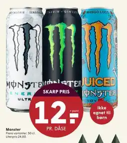 SPAR Monster, DKK 12 tilbud