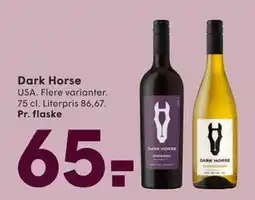 SPAR Dark Horse, DKK 65 tilbud
