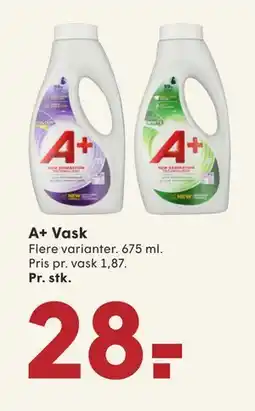 SPAR A+ Vask, DKK 28 tilbud
