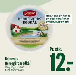Min Købmand Beauvais Herregårdsrødkål, DKK 12 tilbud