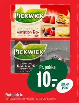 Min Købmand Pickwick Te, DKK 10 tilbud