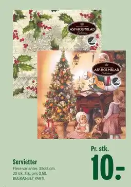 Min Købmand Servietter, DKK 10 tilbud