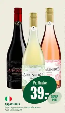 Min Købmand Appassinero, DKK 39 tilbud