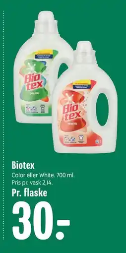Min Købmand Biotex, DKK 30 tilbud