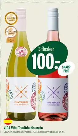 Min Købmand VIDA Viña Tendida Moscato, DKK 100 tilbud
