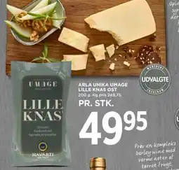 MENY ARLA UNIKA UMAGE LILLE KNAS OST, DKK 49.95 tilbud