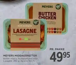 MENY MEYERS MIDDAGSRETTER, DKK 49.95 tilbud
