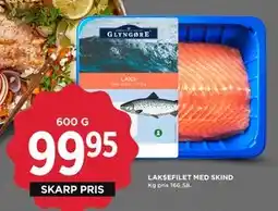MENY LAKSEFILET MED SKIND, DKK 99.95 tilbud