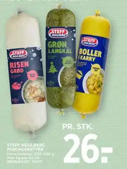 MENY STEFF HOULBERG MIDDAGSRETTER, DKK 26 tilbud
