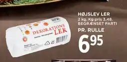 MENY HØJSLEV LER, DKK 6.95 tilbud
