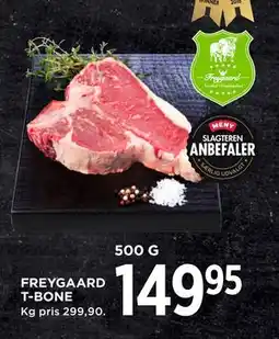 MENY FREYGAARD T-BONE, DKK 149.95 tilbud