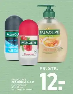 MENY PALMOLIVE PERSONLIG PLEJE, DKK 12 tilbud
