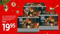 MENY LED LYSKÆDE MED TIMER tilbud