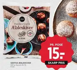 MENY GESTUS ÆBLESKIVER, DKK 15 tilbud