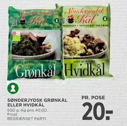 MENY SØNDERJYDSK GRØNKÅL ELLER HVIDKÅL, DKK 20 tilbud