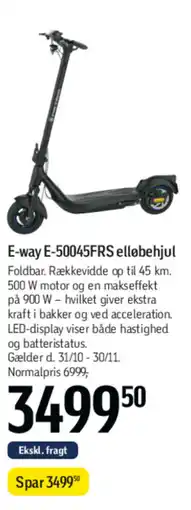 Føtex E-way E-50045FRS elløbehjul tilbud