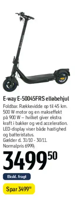 Føtex E-way E-50045FRS elløbehjul tilbud