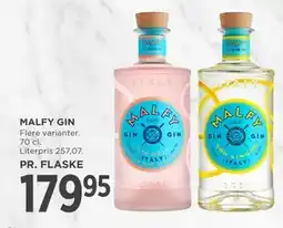 MENY MALFY GIN, DKK 179.95 tilbud