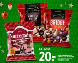 MENY SPANGSBERG ELLER NØRREGADE JULEPOSE, DKK 20 tilbud