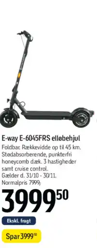 Føtex E-way E-6045FRS elløbehjul tilbud