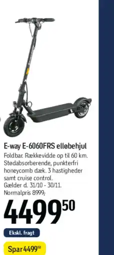 Føtex E-way E-6060FRS elløbehjul tilbud