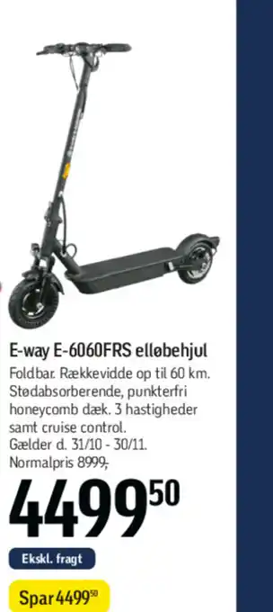 Føtex E-way E-6060FRS elløbehjul tilbud