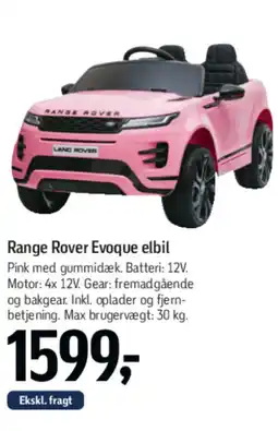 Føtex Range Rover Evoque elbil tilbud