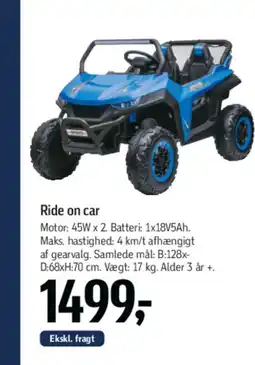 Føtex Ride on car tilbud