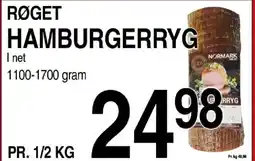 ABC Lavpris Røget hamburgerryg tilbud