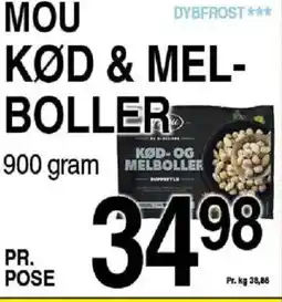 ABC Lavpris Dybfrost*** mou kød & mel- boller tilbud