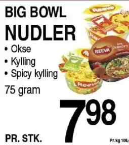 ABC Lavpris Big bowl nudler tilbud
