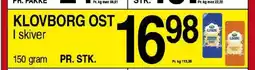 ABC Lavpris Klovborg ost I skiver tilbud
