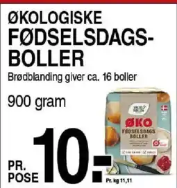 ABC Lavpris Økologiske fødselsdags- boller tilbud