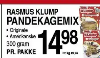 ABC Lavpris Rasmus klump pandekagemix tilbud