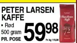 ABC Lavpris Peter larsen kaffe tilbud