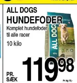 ABC Lavpris All dog hundefoder tilbud