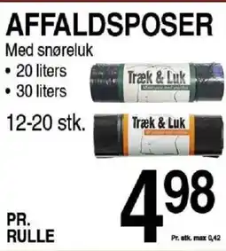 ABC Lavpris Affaldsposer tilbud