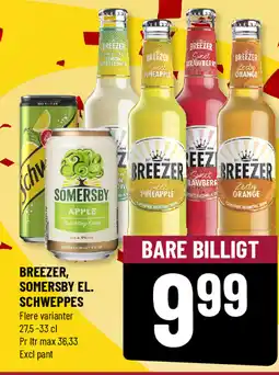 Løvbjerg Breezer somersby el. schweppes tilbud