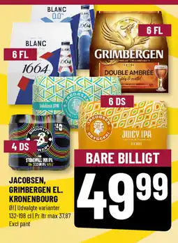 Løvbjerg Jacobsen, grimbergen el. kronenbourg tilbud
