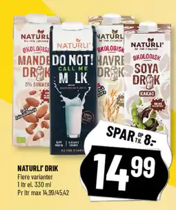Løvbjerg Naturli' drik tilbud